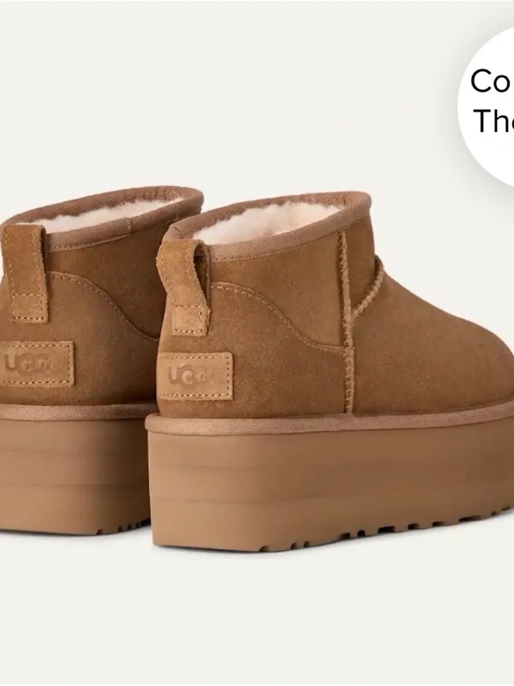 Classic Ultra Platform Mini Chestnut Brown Ugg Boot